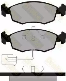 Комплект тормозных колодок (Brake ENGINEERING: PA966)