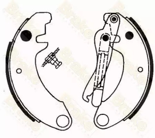 Комлект тормозных накладок (Brake ENGINEERING: SH1052)