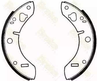 Комлект тормозных накладок (Brake ENGINEERING: SH1055)