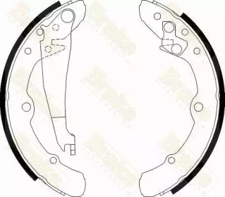 Комлект тормозных накладок (Brake ENGINEERING: SH1113)