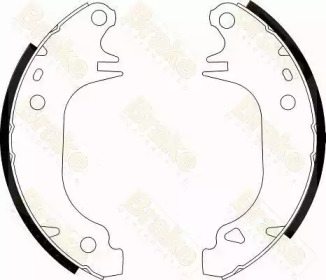 Комлект тормозных накладок (Brake ENGINEERING: SH1146)