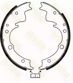 Комлект тормозных накладок (Brake ENGINEERING: SH1148)