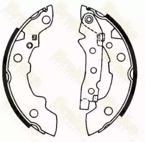 Комлект тормозных накладок (Brake ENGINEERING: SH1162)