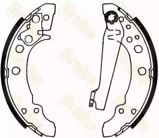 Комлект тормозных накладок (Brake ENGINEERING: SH1166)