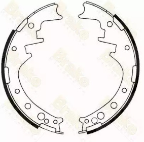 Комлект тормозных накладок (Brake ENGINEERING: SH1171)