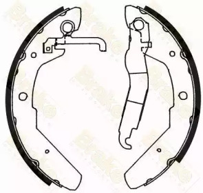 Комлект тормозных накладок (Brake ENGINEERING: SH1173)