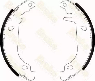 Комлект тормозных накладок (Brake ENGINEERING: SH1211)