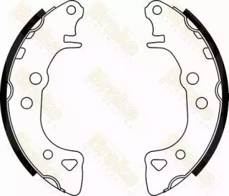 Комлект тормозных накладок (Brake ENGINEERING: SH1271)