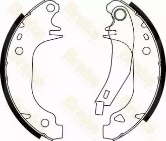 Комлект тормозных накладок (Brake ENGINEERING: SH1617)