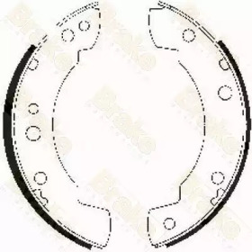 Комлект тормозных накладок (Brake ENGINEERING: SH2140)