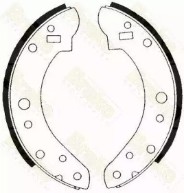 Комлект тормозных накладок (Brake ENGINEERING: SH2143)