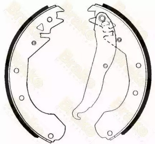 Комлект тормозных накладок (Brake ENGINEERING: SH2211)