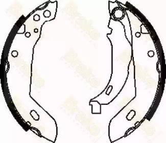 Комлект тормозных накладок (Brake ENGINEERING: SH2228)