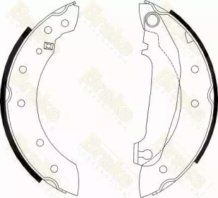 Комлект тормозных накладок (Brake ENGINEERING: SH2233)