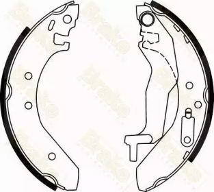 Комлект тормозных накладок (Brake ENGINEERING: SH2246)