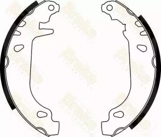 Комлект тормозных накладок (Brake ENGINEERING: SH2302)