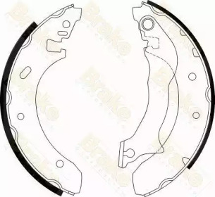 Комлект тормозных накладок (Brake ENGINEERING: SH2313)