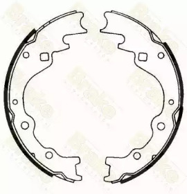 Комлект тормозных накладок (Brake ENGINEERING: SH2322)