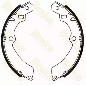 Комлект тормозных накладок (Brake ENGINEERING: SH2353)