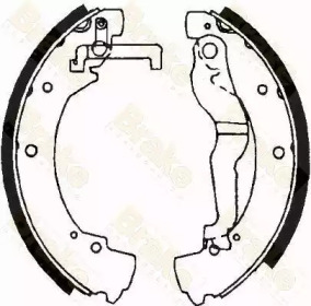 Комлект тормозных накладок (Brake ENGINEERING: SH2378)