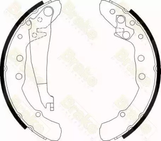 Комлект тормозных накладок (Brake ENGINEERING: SH2426)