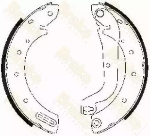 Комлект тормозных накладок (Brake ENGINEERING: SH2472)