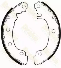 Комлект тормозных накладок (Brake ENGINEERING: SH2496)