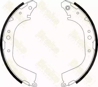 Комлект тормозных накладок (Brake ENGINEERING: SH2522)