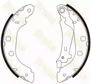 Комлект тормозных накладок (Brake ENGINEERING: SH2539)