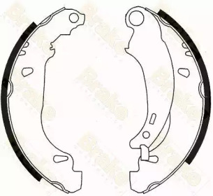 Комлект тормозных накладок (Brake ENGINEERING: SH2541)