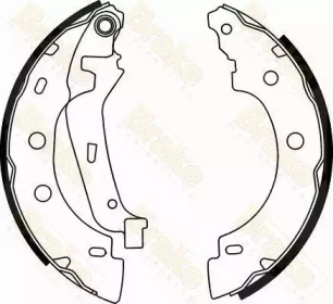 Комлект тормозных накладок (Brake ENGINEERING: SH2547)