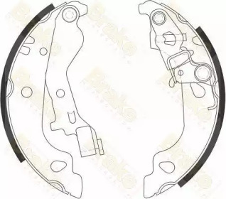 Комлект тормозных накладок (Brake ENGINEERING: SH2558)