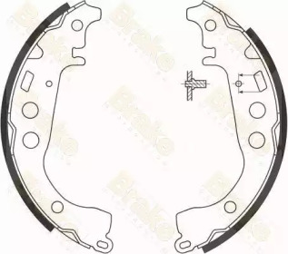 Комлект тормозных накладок (Brake ENGINEERING: SH2574)