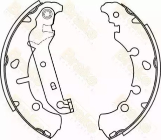 Комлект тормозных накладок (Brake ENGINEERING: SH2582)