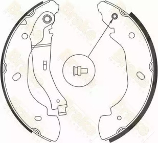 Комлект тормозных накладок (Brake ENGINEERING: SH2583)