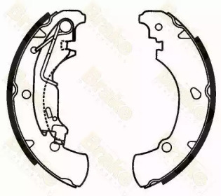 Комлект тормозных накладок (Brake ENGINEERING: SH2597)