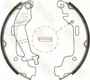 Комлект тормозных накладок (Brake ENGINEERING: SH2599)