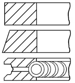 Комплект колец (GOETZE ENGINE: 08-294800-00)