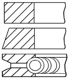 Комплект колец (GOETZE ENGINE: 08-336400-00)