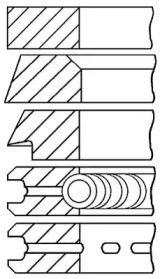 Комплект колец (GOETZE ENGINE: 08-265100-10)