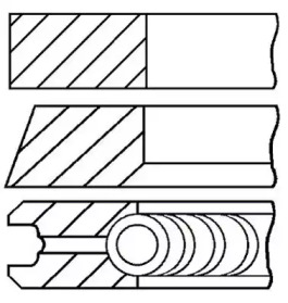 Комплект колец (GOETZE ENGINE: 08-336500-00)