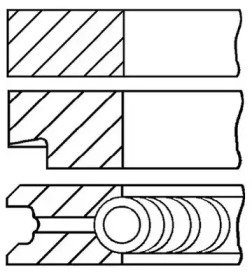 Комплект колец (GOETZE ENGINE: 08-528400-00)