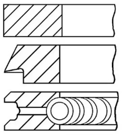 Комплект колец (GOETZE ENGINE: 08-527300-00)