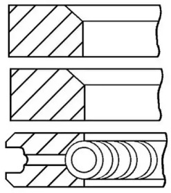 Комплект колец (GOETZE ENGINE: 08-170700-10)