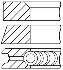 Комплект колец (GOETZE ENGINE: 08-527500-00)