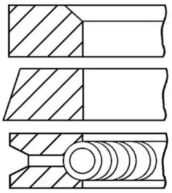 Комплект колец (GOETZE ENGINE: 08-227700-00)