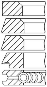 Комплект колец (GOETZE ENGINE: 08-315200-00)