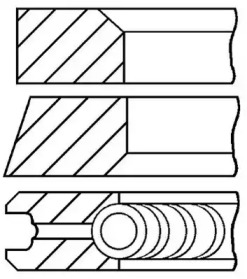 Комплект колец (GOETZE ENGINE: 08-427507-00)