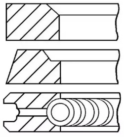 Комплект колец (GOETZE ENGINE: 08-849000-00)