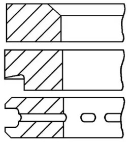 Комплект колец (GOETZE ENGINE: 08-277000-00)